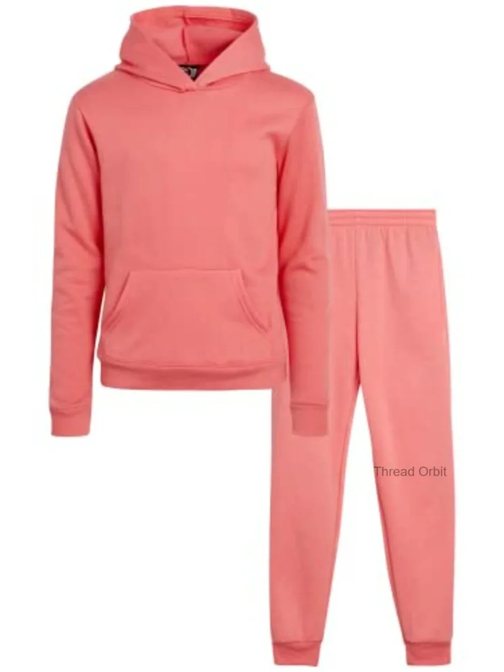 Girls 2 Piece Jogger Set Fleece Pullover Hoodie Sweatpants
